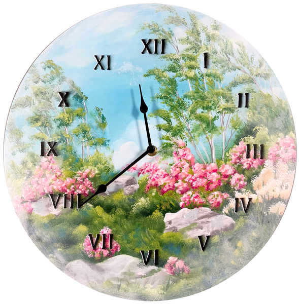Vintage Landscape Clock