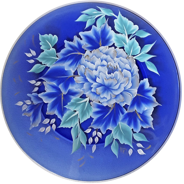 Video - Blue and White Peony Plate