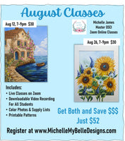 Online Zoom Monthly Classes Bundle - August 2025