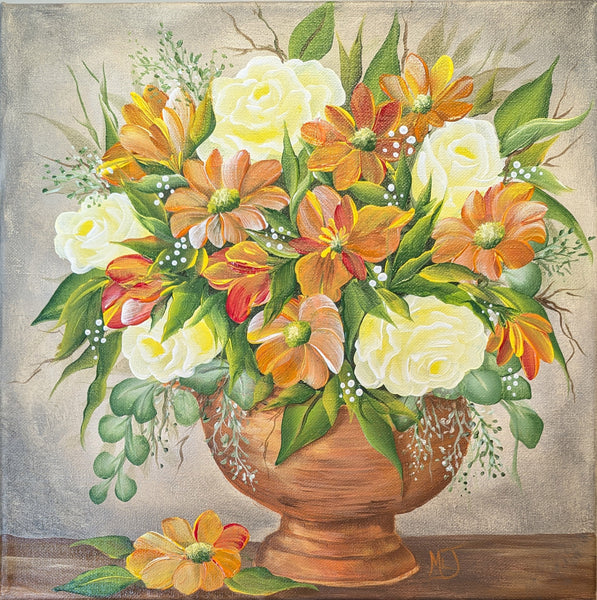 Video - Fall Bouquet in Copper Pot