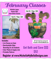 Online Zoom Monthly Classes Bundle - February 2025