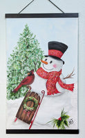 Video - Snowman & Sled Banner