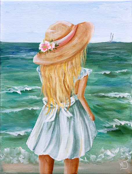Girl By The Shore
