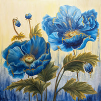 Video - Blue & Gold Poppies