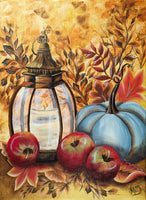 Video - Fall Pumpkin Lantern and Apples