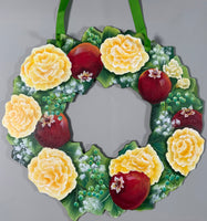Video - Pomegranates and Roses Wreath