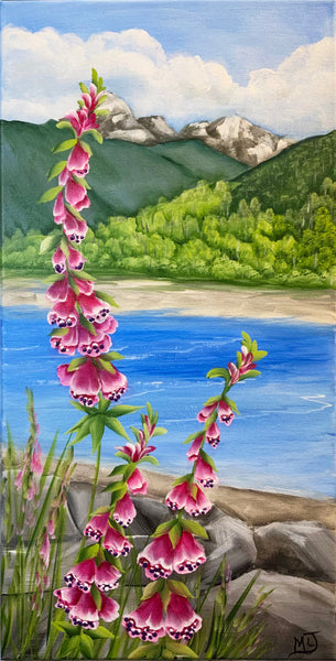 Video - Mountain River With Foxgloves